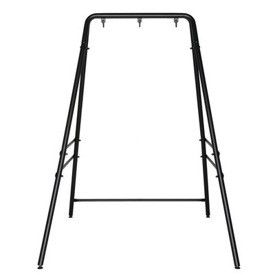 Wrought Iron Four-Legged Standing 200kg Three Rings Hanging Chair Frame
