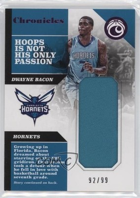 2017-18 Panini Chronicles Swatches Pink 92/99 Dwayne Bacon #CS-DBC Rookie RC s7f