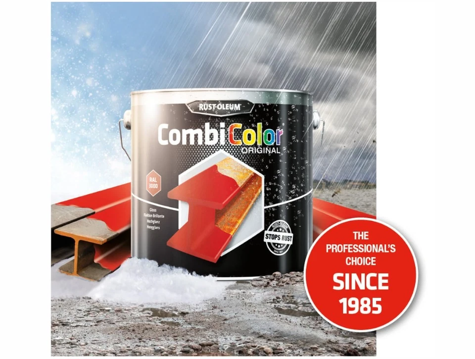 Smalto 3 in 1 Rust Oleum Combicolor Anticorrosivo tinte trattori camion industri - Immagine 2 di 4