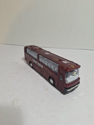Pull Back And Go Scale Model City Transit Tour Bus Green/red Earth Line Express - Picture 8 of 11