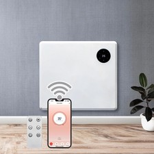 Purus 600W WiFi Panel Heater Electric Radiator Wall Mounted Timer Thermostat