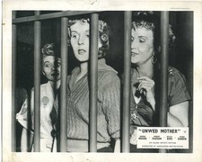 UNWED MOTHER 1958 Norma Moore, Robert Vaughn 5 10x8 LOBBY CARDS