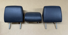 2010-2014 Mk6 Gti Golf R Rear Seat Headrest Set 3 Black Leather Head Rest Left 2010-2014 Mk6 Gti Golf R Rear Seat Headrest Set 3 Black Leather Head Rest Left