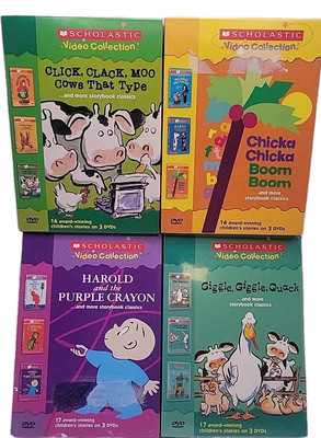 4 Sets Of Scholastic Video Collections 3 Dvd's Each. 12 Dvds 60