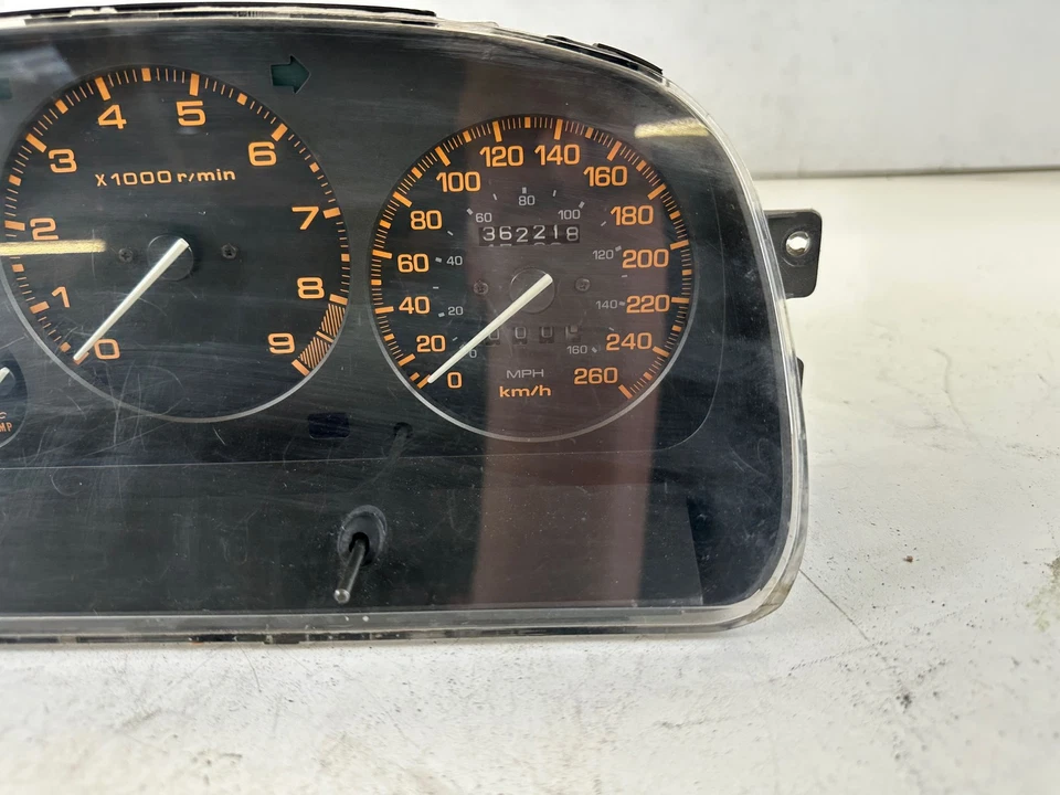 Cuadro de instrumentos Mazda RX-7 FC 5 velocidades 362 k KMS KPH video 86-92 Foto 4 de 4