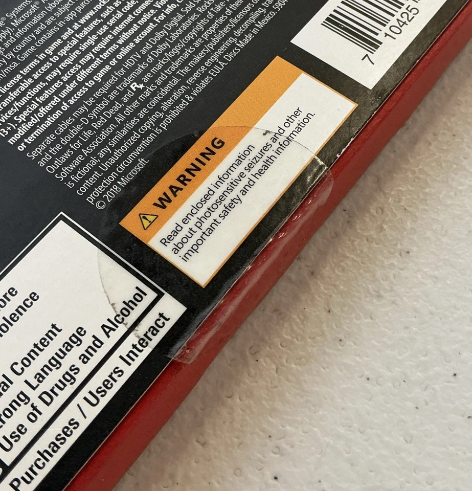 Red Dead Redemption II Special Edition Xbox One Brand New Sealed -- S2G -- - Image 4 of 4