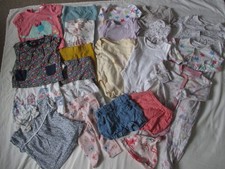 Baby Girls Clothes Bundle Age 3 -6 Mths - Tops, Babygro, Leggings etc 22 Items
