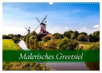 "Calendar 2027 · US Version · Picturesque Greetsiel (Wall Calendar 2027 17\" × 12\""