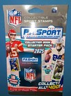 P.A. Sport NFL Series 3 Stamps 2025 Collection Book-Plus 5 Packs 36 NFL Stamps — photo 2