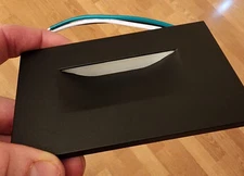 LEONLITE 6-Pack Black Stair Lights, 5-Color Dimmable, Wet Location