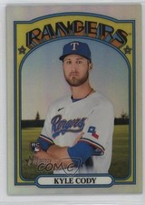 2021 Topps Heritage High Number Chrome Refractor 331/572 Kyle Cody #612 0nr3