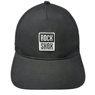 boco GEAR RockShox Baseball Cap Black OSFM Perforated Breathable Strapback Hat