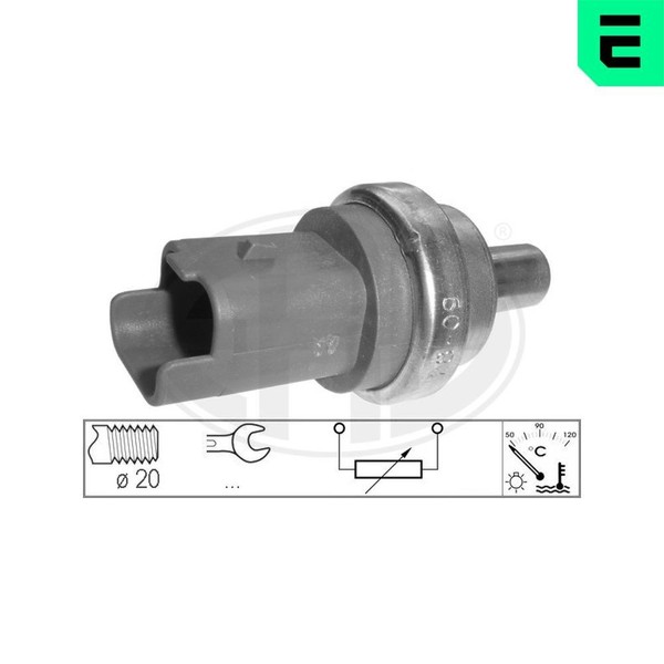 Neu - Era 330502 Sensor, KüHlmitteltemperatur FüR CitroËN Ds Ford-image