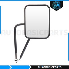 For 1997-2017 Jeep Wrangler Left Right Side Mirrors Universal Mirrors Black