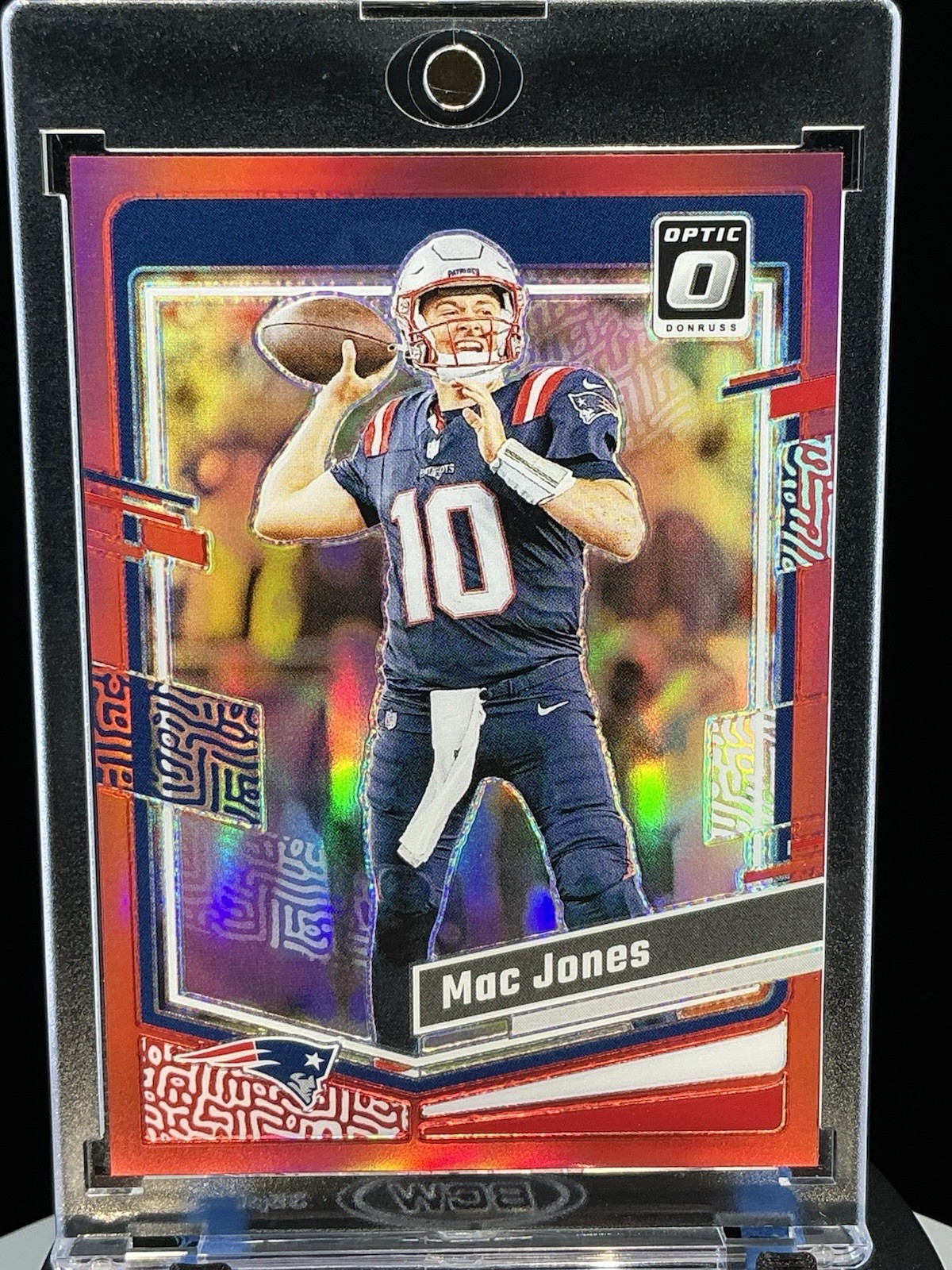 2023 Panini Donruss Optic Mac Jones Red Prizm 83/99 New England Patriots #130