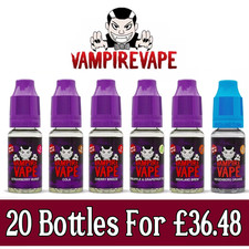 Vampire Vape E liquids 10ml Vape Juice | Heisenberg | Pinkman | 50PG/50VG | UK