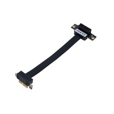PCI-E 3.0 1X to 1X 90 degree block extension cable