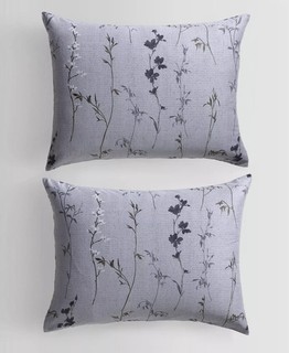 DKNY Pillow Shams ONLY Wildflower Botanicals Dusk. NNIP