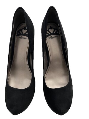 Women s Fergalicious Black Platform Wedge Shoe