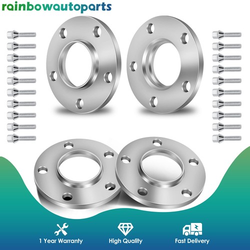 4PC 10mm Hubcentric 5x120 Wheel Spacers For BMW E36 E46 E60 E90 325i