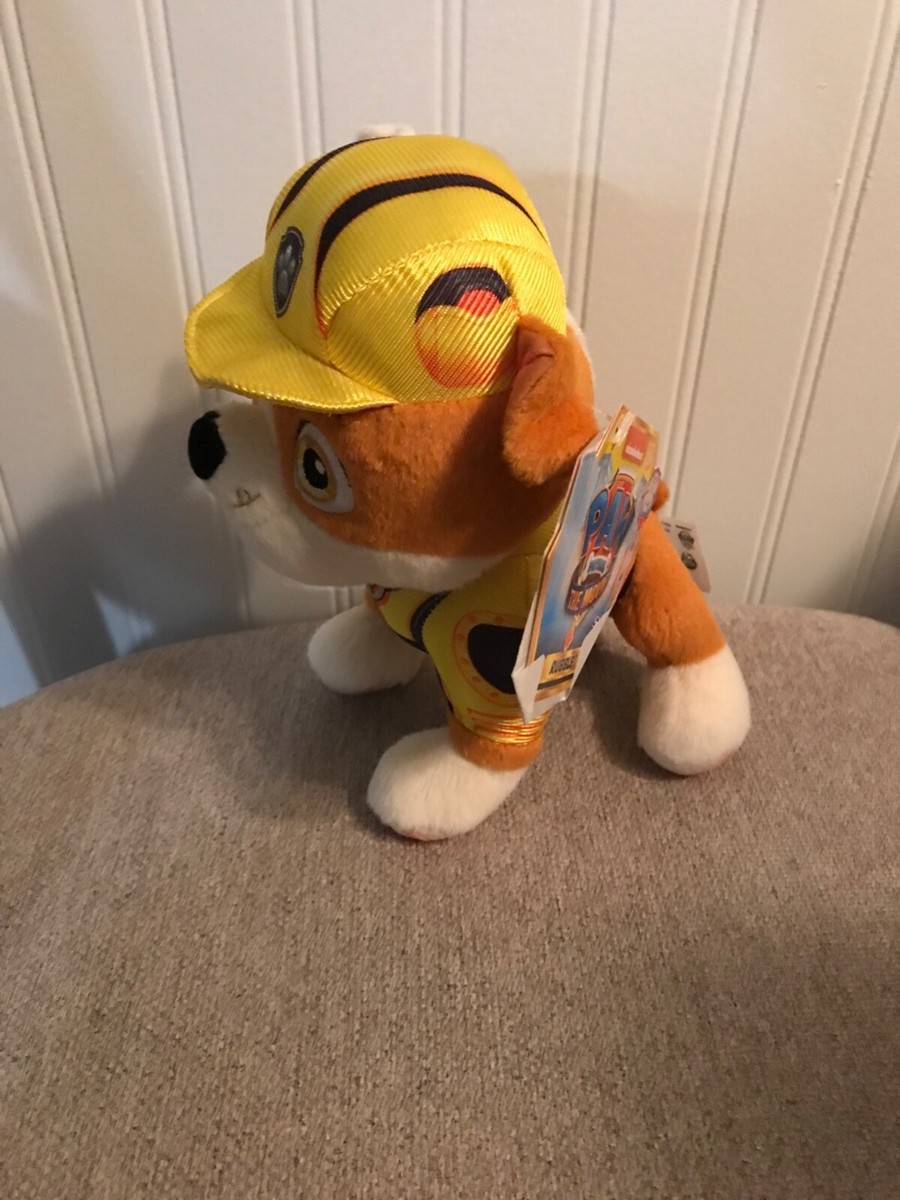 Paw Patrol The Movie RUBBLE PLUSH Construction Bulldog Dog