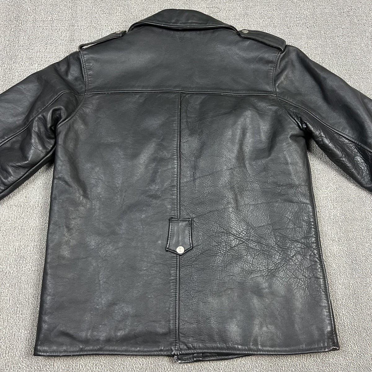 Vintage 80s Schott Perfecto 627 Leather Jacket Size 38 Motorcycle
