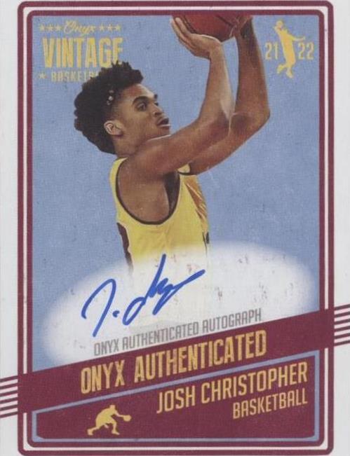2021-22 Onyx Vintage - Josh Christopher #VAJC - 1 of 2