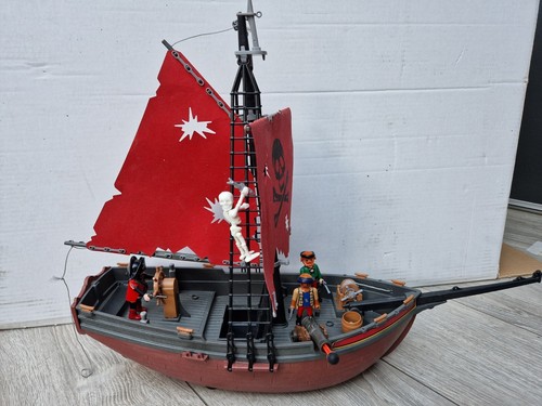Mât Avant De Bateau Pirate Playmobil Vintage 1978 - Set 3550 - Pièce De Collection
