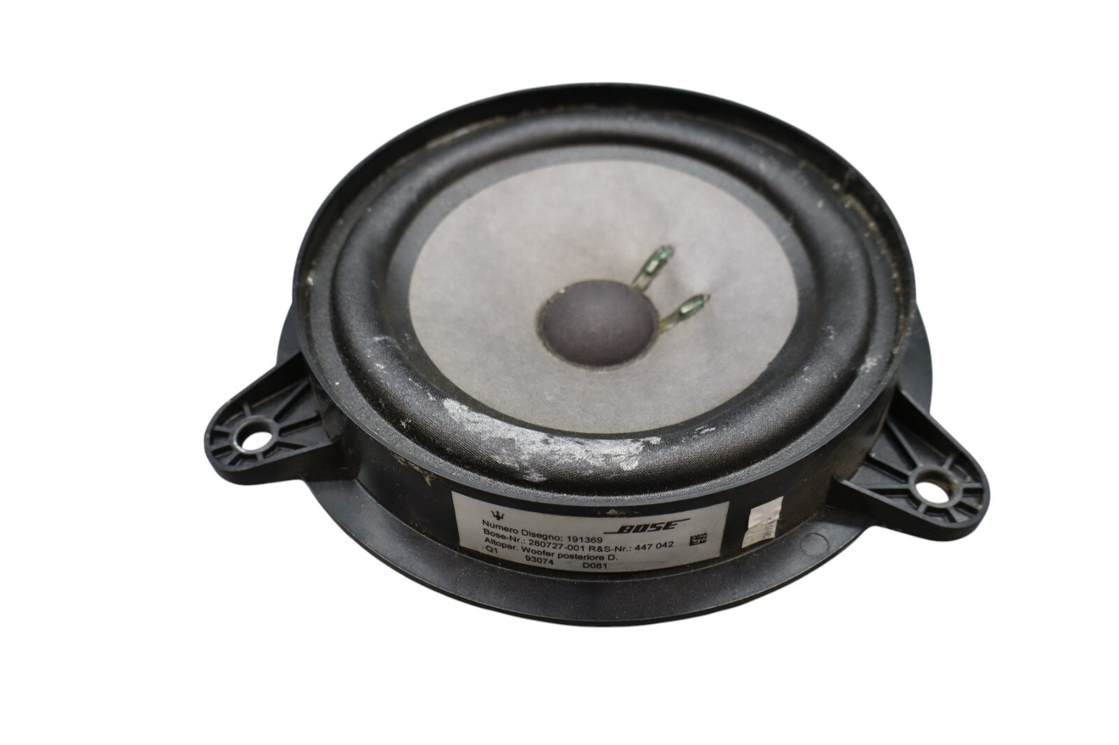 Maserati Quattroporte 2003-2012 Rear Right Speaker
