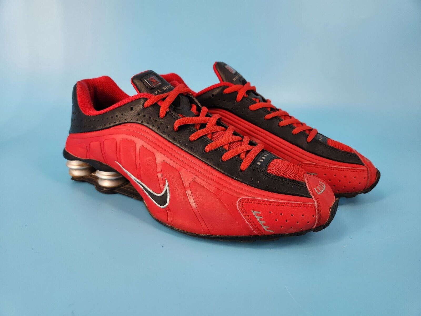 Shox R4 Red Running Shoes 104265-001 Mens Size 12 Rare | eBay