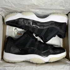 Nike Air Jordan XI Retro Low Barons Size 12.5 528895-010 Baron Low Black Concord