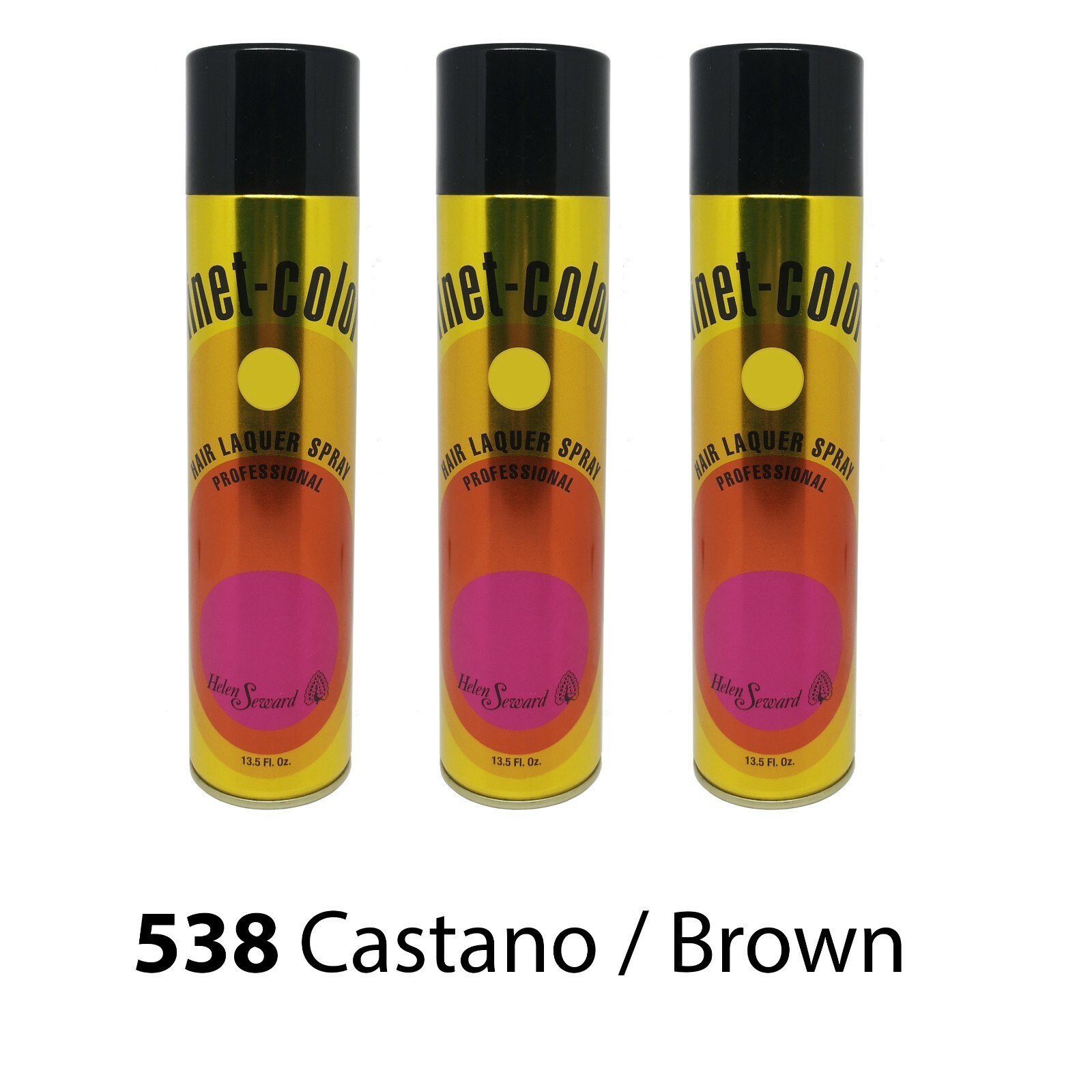 Helen Seward Finet Color Castano 400ml - 3 Pezzi - Lacca Colorata Capelli