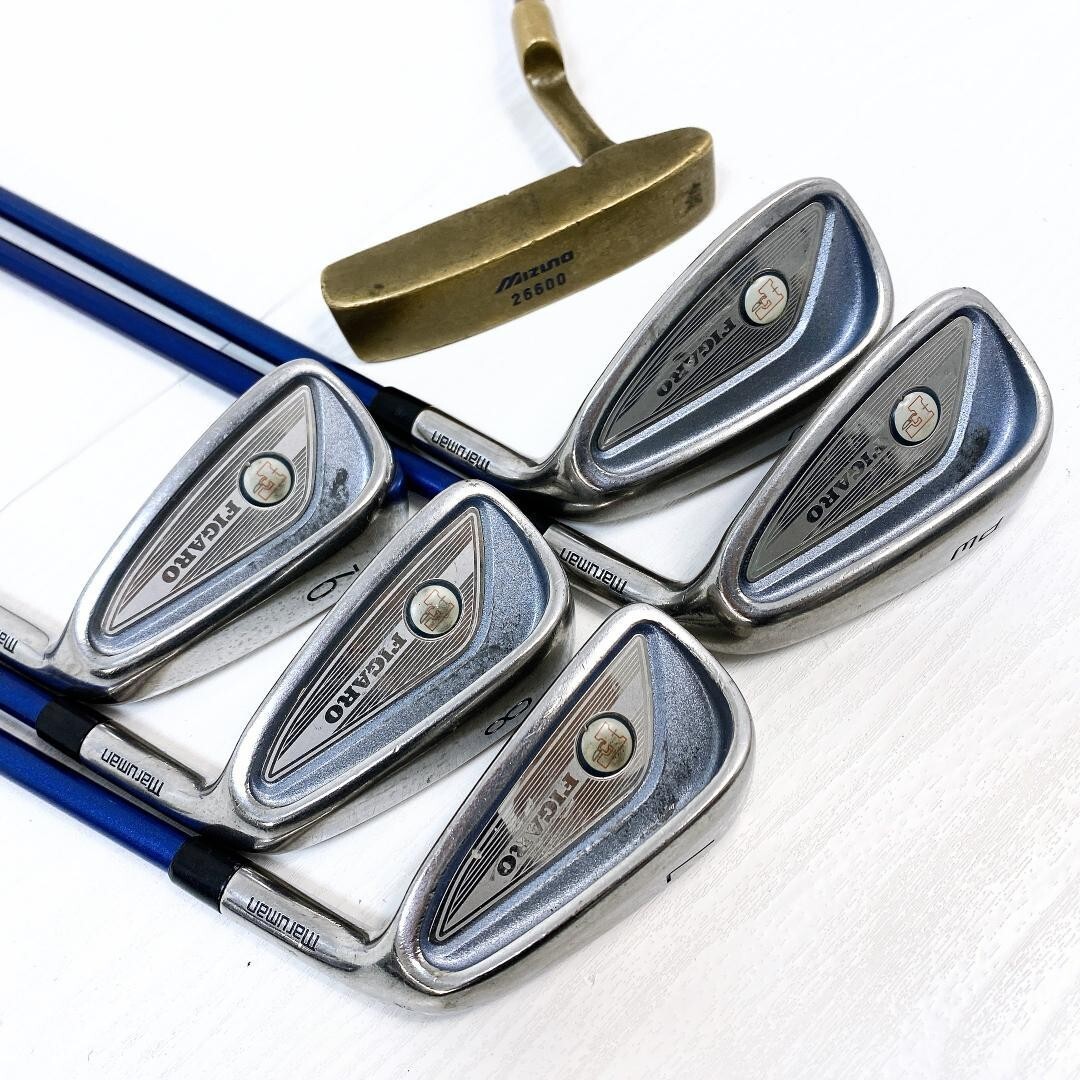 Ladies Maruman FIGARO Club Set 1W 4W 7W HY 7-9i Pw Sw PT