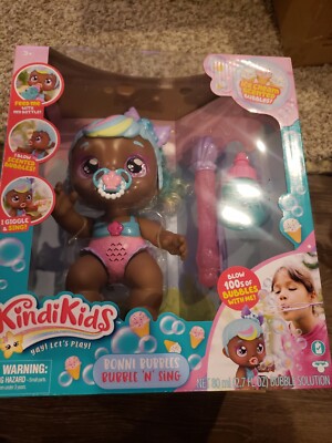 KindiKids Bonni Bubble N Sing Ice Cream Scented Bubbles Toy Batteries Included