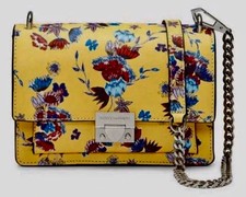 Rebecca Minkoff ~christy Floral Crossbody Bag ~yellow Tiny Floral Nwt