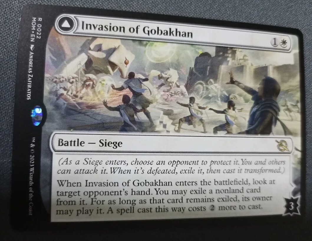 MTG March of the Machine Invasion of Gobakhan NM/M Pack Fresh