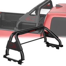For 2005-2023 Toyota Tacoma Adjustable Sport Roll Bar Truck Bed Chase Rack Black