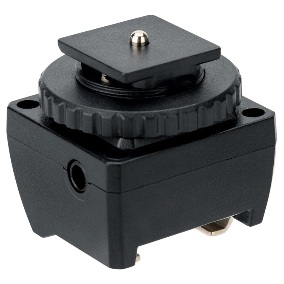 2 × JJC Hot Shoe Adapter for Portable Studio Flash PC Female Outlets 3.5mm Mini - Image 3 of 4