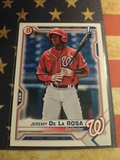 2021 Bowman Jeremy De La Rosa 1st Bowman #BP-25