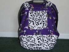  NIGHTMARE BEFORE CHRISTMAS Fitted w/peekaboo Handmade Car Seat Canopy-Cover