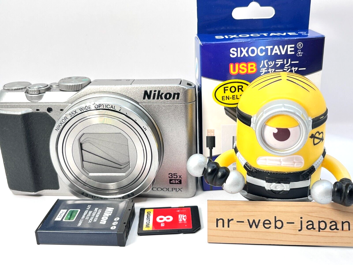 【美品】Nikon COOLPIX A900 35x 4K シルバー おまけ付き Nikon COOLPIX A900 20MP HD Digital Camera w/ 35x Optical Zoom