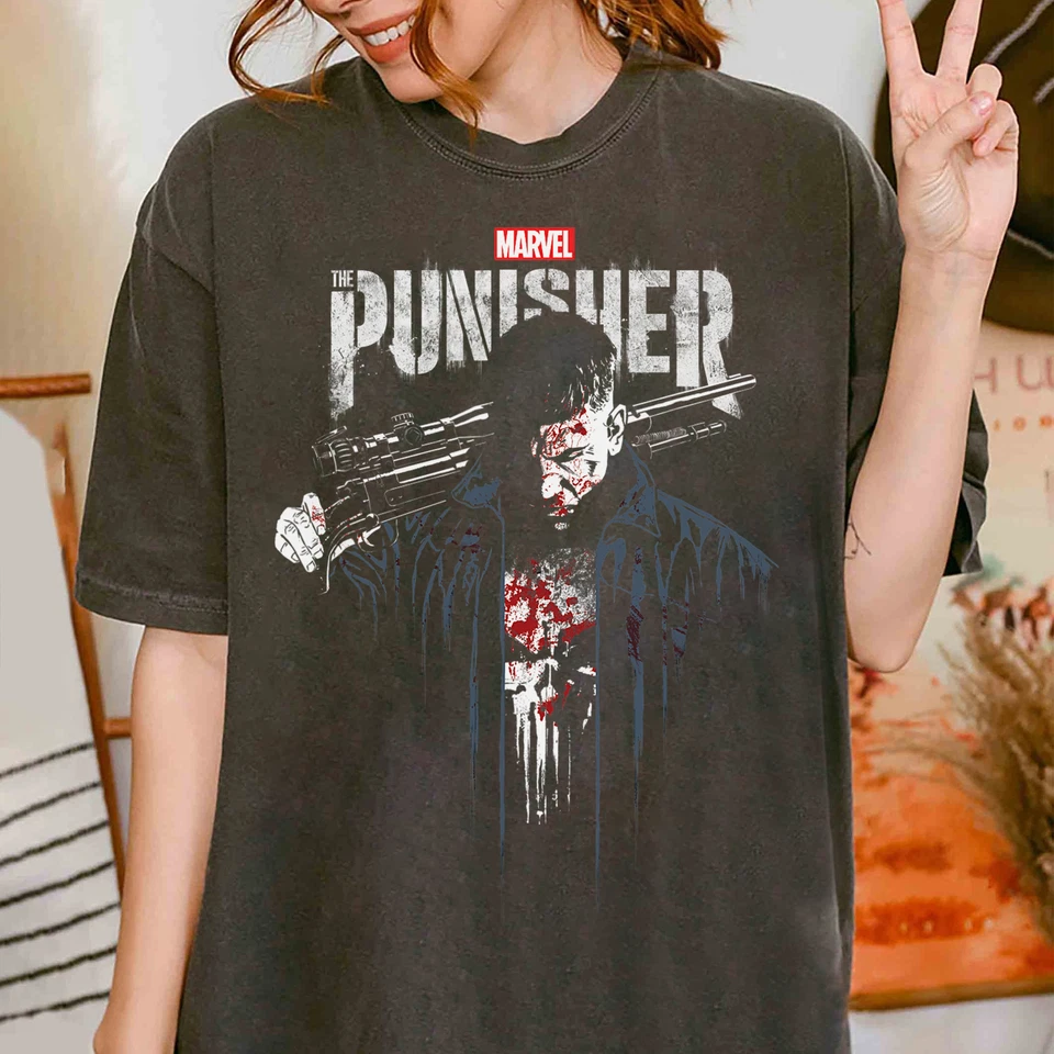 Marvel The Punisher Frank Castle Vigilante Unisex Camiseta Niño Camisa 111051 - Imagen 4 de 4