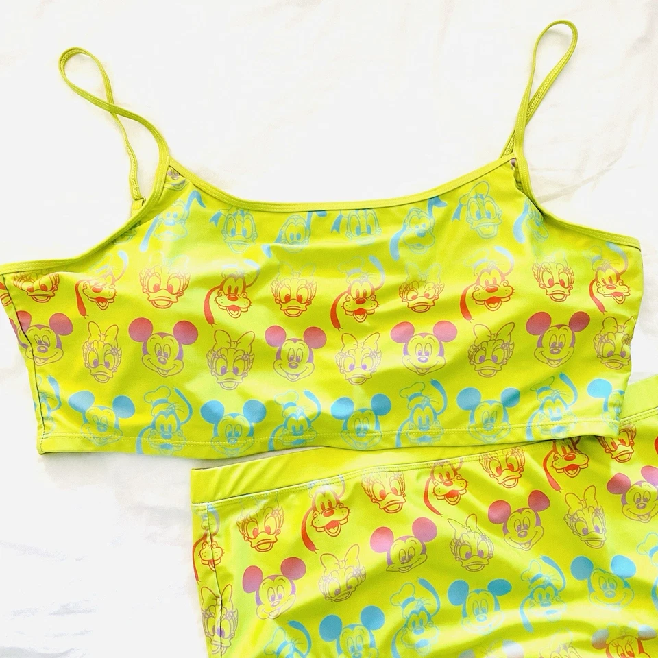 Traje de baño para mujer 2 piezas lima parques Disney 2024 talla 2XL Mickey Donald Daisy Foto 3 de 4