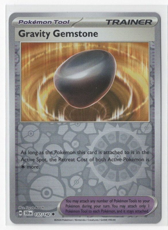 Pokemon Stellar Crown -  137/142 Gravity Gemstone Reverse Holo