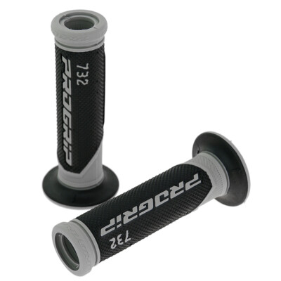 Dual Griffgummi schwarz/ grau für 7/8'' 22mm Lenker offen 125 mm SoftTouch Griffe