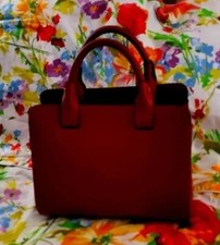  Italian Red Purse Perfect Size