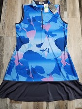 Callaway Golf Dress Womens Large Mock Zip No Shorts New