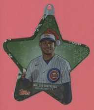 Willson Contreras 2021 Topps Holiday MLB STAR ORNAMENT DIECUT #WHO-WC CUBS