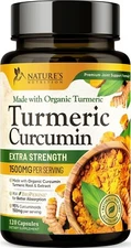 Turmeric Curcumin Supplement 1500mg - Organic Tumeric & BioPerine Black Pepper