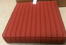 Frontgate Cassara Chair Sofa Stool bottom replacement Cushion 25Wx28D brick red